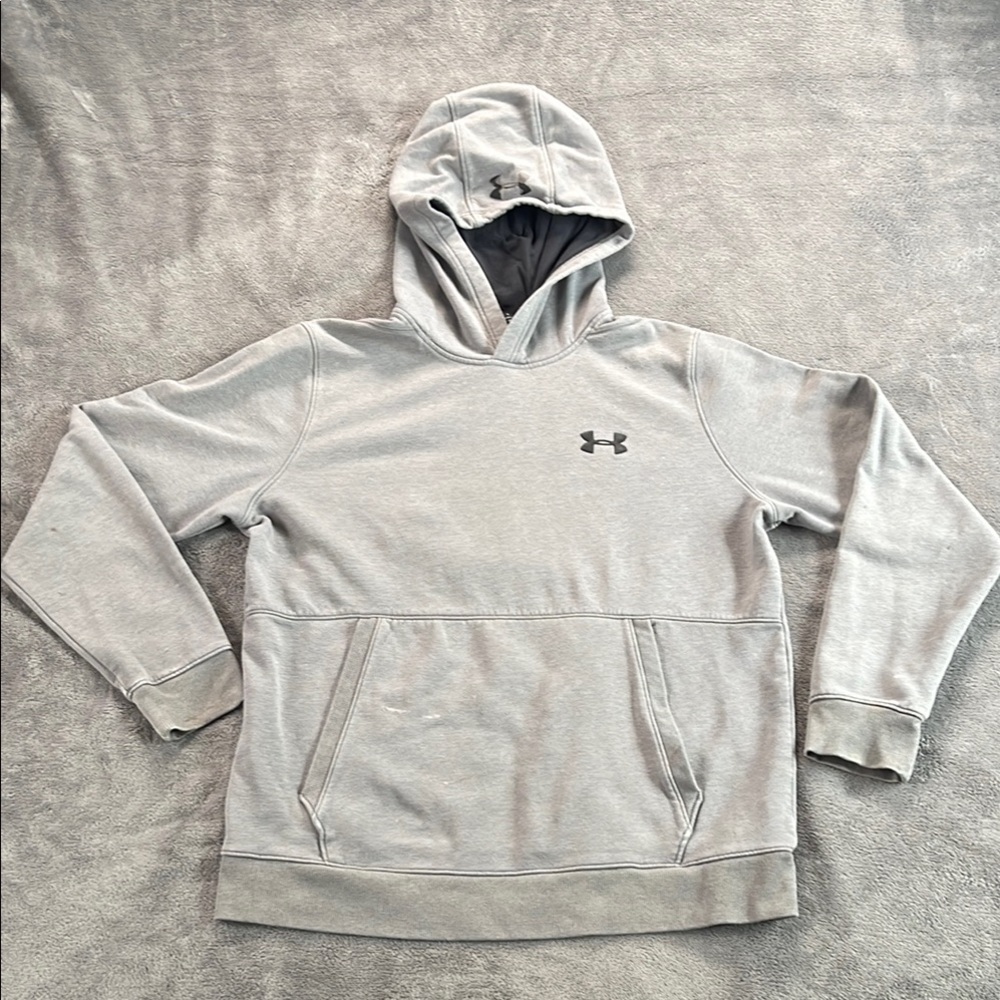 Under Armour Light Gray Pullover Hoodie
